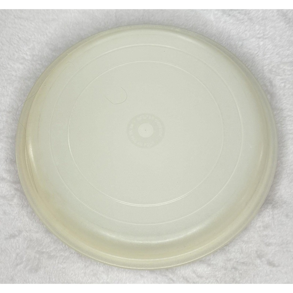 Tupperware Ultra 21 Ovenware 9" Ribbed Pie Quiche Pan 1766 with Lid Vintage EUC